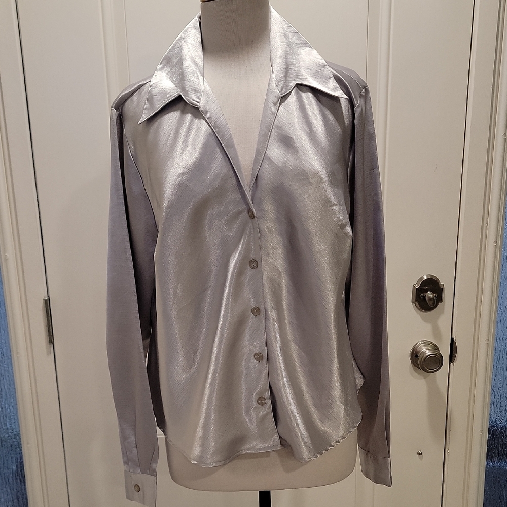 Giorgio Fiorelli Women's Silver Blouse